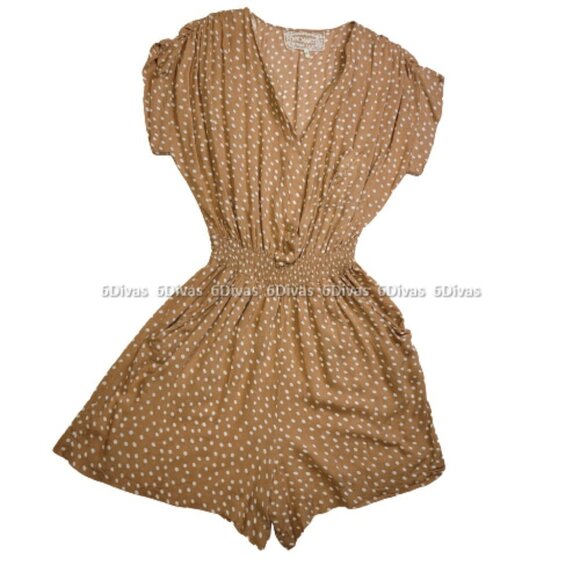 Pink Martini Dresses & Skirts - Romper Dress Polka Dot Dress Dress Size M - NEW!